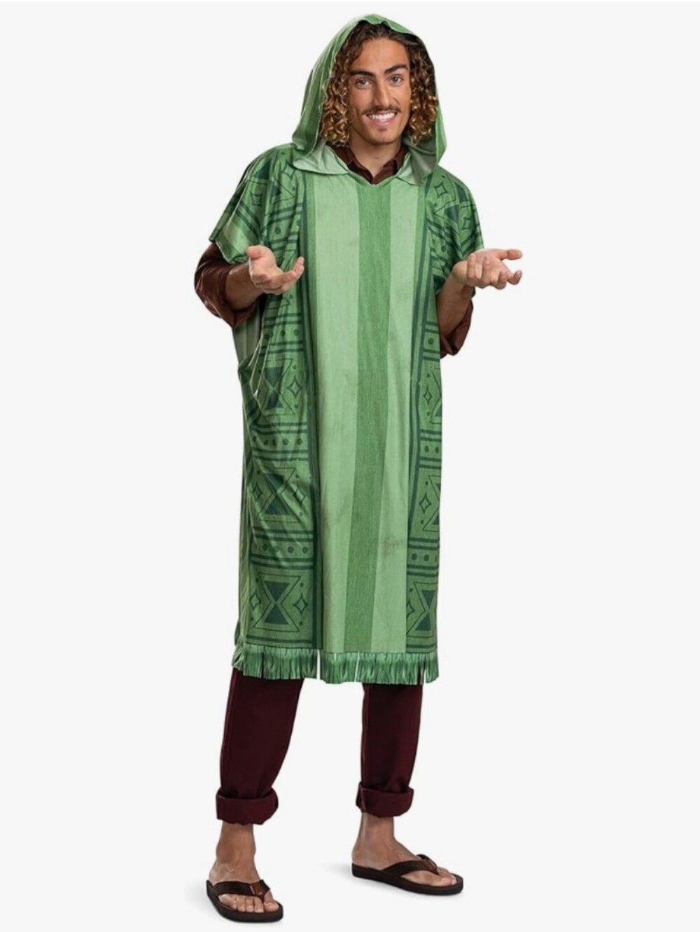 Bruno Madrigal Encanto Costume Poncho Official Disney Costume Adult One Size